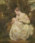 Mrs Susanna Hoare and Child 1763 Art Print