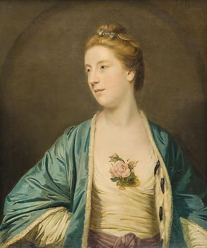 Mrs Chalmers ca 1755 Art Print by Graham Reynolds