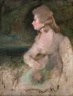 Mrs Robinson ca 1784 Art Print