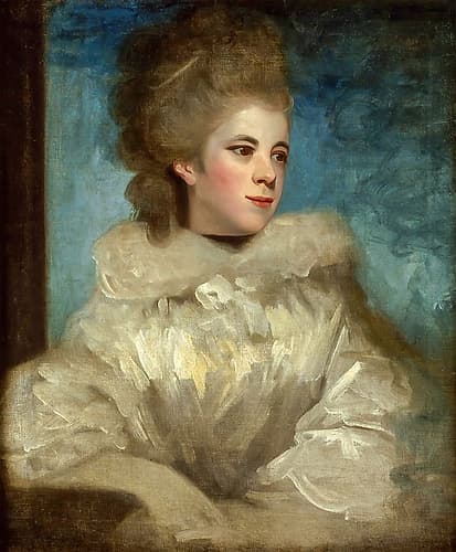 Portrait of Mrs Abington Art Print by Richard Reynolds