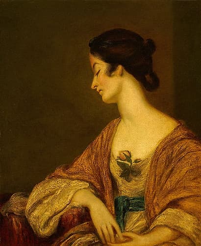 Portrait of Mrs George Collier 18th century Art Print by Richard Reynolds