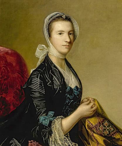 Portrait Of Mrs Jubb Art Print by Joshua Reynolds