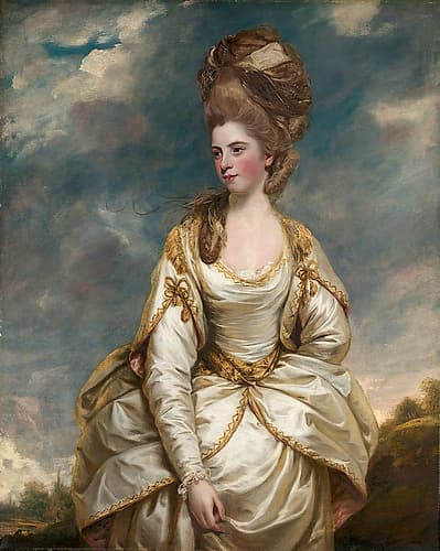 Sarah Campbell ca 1777 Art Print by Richard Reynolds