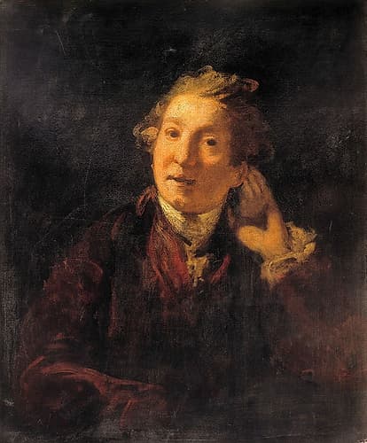 Self Portrait of the Artist as a Deaf Man ca 1775 Art Print by Graham Reynolds