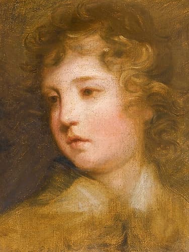 Study For The Portrait Of Lord George Seymour Conway Art Print by Richard Reynolds