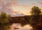 North Mountain and Catskill Creek 1838 Art Print