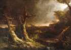 Tornado in an American Forest 1831 Art Print