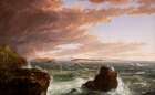 Views Across Frenchmans Bay from Mt. Desert Island, After a Squall 1845 Art Print