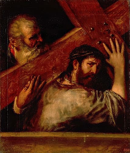 Carrying of the Cross 1565 Art Print by Titian
