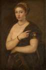Girl in a Fur 16th Century Art Print
