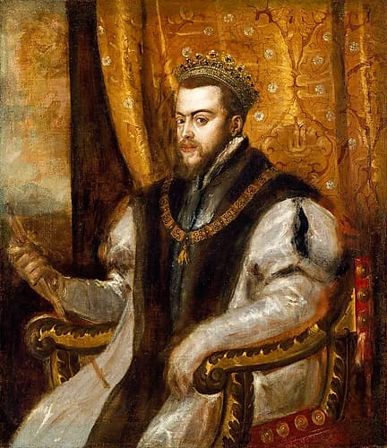 King Philip II of Spain ca 1545 Renaissance Print