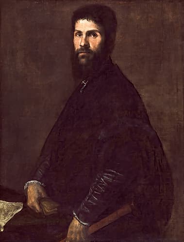 Man Holding a Flute ca 1560 Renaissance Print