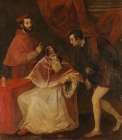 Pope Paul III and His Grandsons 1545 Art Print