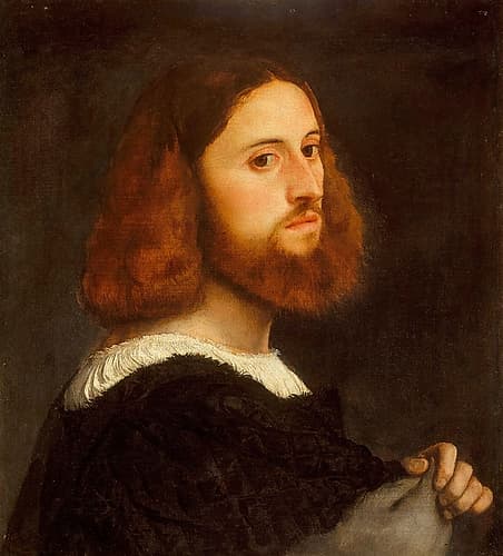 Portrait of a Man ca 1515 Art Print by Titian