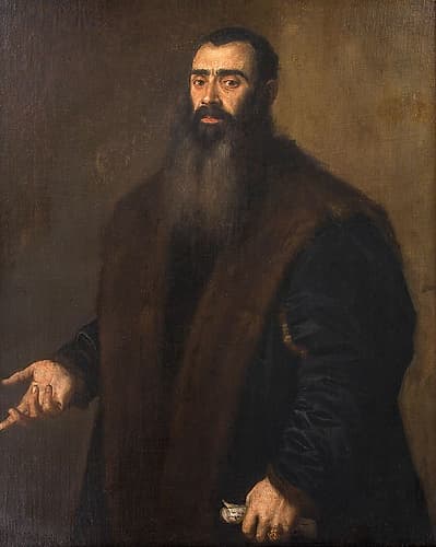 Portrait of the Nuremburg Merchant and Collector Willibald Imhoff the Elder 16th Century Art Print by Titian