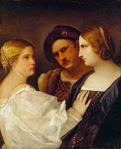 The Appeal 16th century Renaissance Print