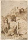 Two Satyrs in a Landscape ca 1505 Art Print