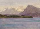Alaskan Coast Range ca 1889 Art Print