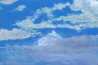 Cloud Study With Mountain Peak 19th century Art Print
