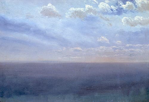 Cloud Study with Sea and Sky 19th century Art Print