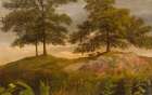 Landscape With Cows Art Print