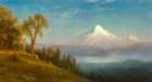 Mount St Helens, Columbia River, Oregon 1889 Art Print