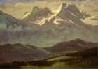 Summer Snow on the Peaks or Snow Capped Mountains Art Print