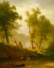 The Wolf River, Kansas ca 1859 Art Print