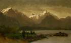 Untitled, Mountains and Lake Art Print