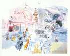 Carnival at Nice 1948 Art Print