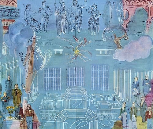 Celebration of Electricity 1937 Art Print by Raoul Dufy