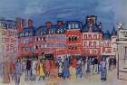 Houses at Trouville 1933 Art Print