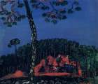 Landscape of LEsterel 1926 Art Print