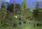 Paddock ca 1926 Art Print
