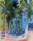 The Fountain at Hyeres 1928 Landscape Print