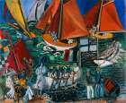 The Regatta 1920 Abstract Art Print
