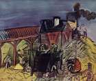 Threshing 1949 Art Print