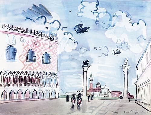 Venice, St. Marks Square 1938 Art Print