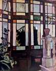 Window with Coloured Panes 1906 Art Print