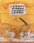 Yellow Console with Violin 1949 Art Print