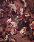 The Fight between the Carnival and Lent detail 1559 Art Print