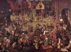 The Fight between the Carnival and Lent 1559 Art Print