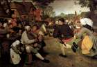 The Peasant Dance ca 1567 Art Print