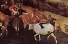 The Return of the Herd detail 1 1565 Art Print