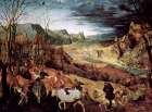 The Return of the Herd 1565 Art Print