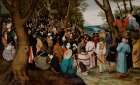 The Sermon of St. John the Baptist 1566 Art Print
