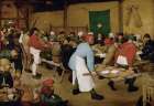 The Wedding Banquet 1567 Art Print