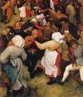 The Wedding Dance detail 1568 Art Print
