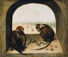 Two Monkeys Art Print