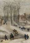 Winter Landscape detail Art Print